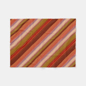 Verbranntes Orange Fleecedecke (Vorderseite (Horizontal))