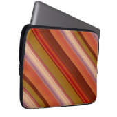 Verbranntes Orange Laptopschutzhülle (Vorne Rechts)