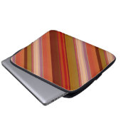 Verbranntes Orange Laptopschutzhülle (Vorne Knopf)