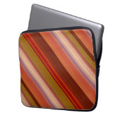 Verbranntes Orange Laptopschutzhülle (Vorderseite Links)