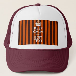 Verbranntes Orange Personalisieren Sie Dieses Blei Truckerkappe