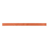 Verbranntes Rötlich Orange Farbiger Pop Satinband (Vorderseite)