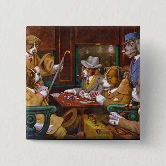 Verbraucht! ("Seine Station und vier Asse") Button (Vorderseite)