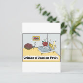 Verbrechen an Leidenschaft Fruit Zazzle Postkarte (Stehend Vorderseite)