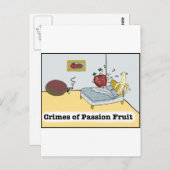 Verbrechen an Leidenschaft Fruit Zazzle Postkarte (Vorne/Hinten)