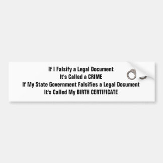 Verbrechen Autoaufkleber