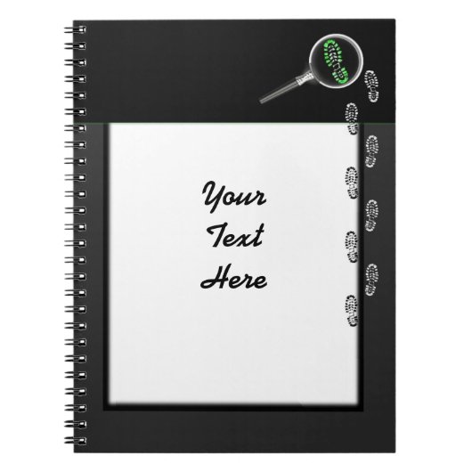 Verbrechen Scene Investigator Notebook Notizblock (Vorderseite)