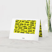 Verbrechen Scene Tape Karte (Rückseite)