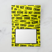 Verbrechen Scene Tape Karte (Innenseite)