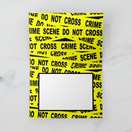 Verbrechen Scene Tape Karte (Innenseite)