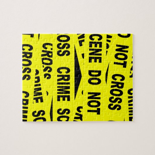 Verbrechen Scene Tape Puzzle (Horizontal)