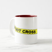 Verbrechen-Szene kreuzen nicht - Tasse (Vorderseite Links)