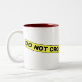 Verbrechen-Szene kreuzen nicht - Tasse (Links)