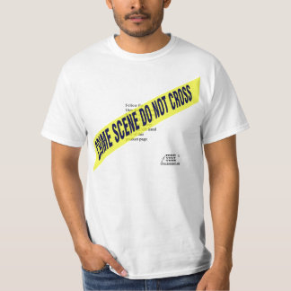 Verbrechen-Szenen-T-Shirt - persönliche T-Shirt