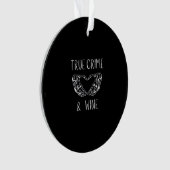 Verbrechen und Weinknöpfe Ornament (Vorderseite)