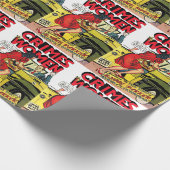 Verbrechen von Frauen Bonnie Parker Vintage Comice Geschenkpapier (Ecke)