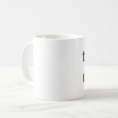 "Verbrecher-Ehefrau-" Tasse (Vorderseite Links)
