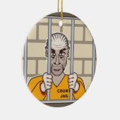 Verbrecher im Gefängnis Keramikornament (Rechts)
