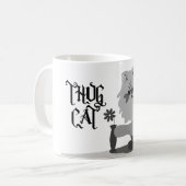 Verbrecher-Katze Kaffeetasse (Vorderseite Links)