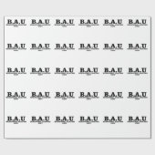 Verbrecher kümmert sich BAU um Geschenkpapier (Flach)