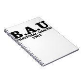 Verbrecher kümmert sich BAU um Notizblock (Rechte Seite)