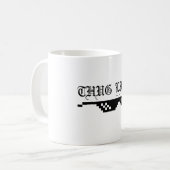 Verbrecher-Leben-Kaffee-Tasse Kaffeetasse (Vorderseite Links)