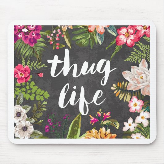 Verbrecherleben Mousepad (Vorne)