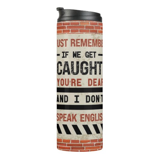 Verbrecherpartner Thermosbecher (Nach rechts gedreht)