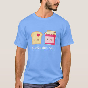 Verbreite die Liebe mit Cute Toast und Jam T-Shirt