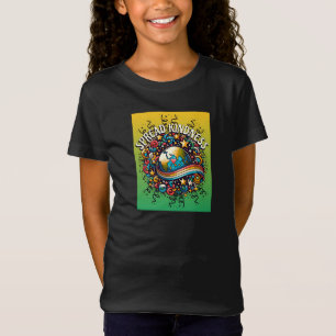 Verbreite Freundlichkeit Bunte Welt Kunst T-Shirt