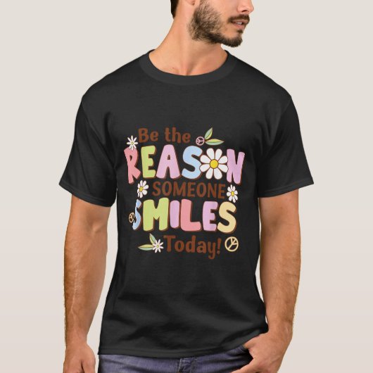 Verbreite Freundlichkeit Positive Affirmation T-Shirt (Vorderseite)