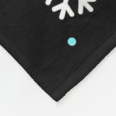 Verbreite Freundlichkeit wie Schneeflocken Schneet Fleecedecke (Ecke)