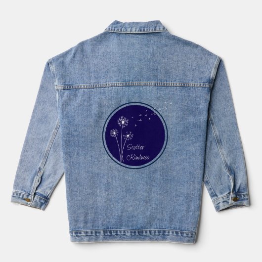 Verbreite Güte Denim Jacke (Rückseite)