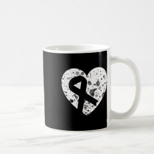 Verbreite Liebe mit grafischem Herz und Band Krebs Kaffeetasse