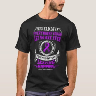 Verbreite Liebe überall, wohin du gehst Mukoviszid T-Shirt