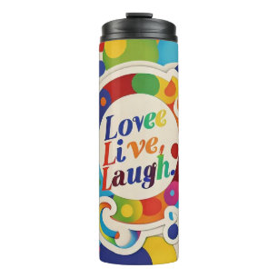 "Verbreite Liebe und Positivität" Thermosbecher