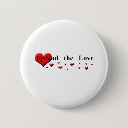 Verbreiten der Liebe Button (Vorderseite)