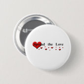 Verbreiten der Liebe Button (Vorne & Hinten)