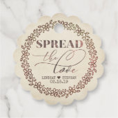 Verbreiten der Liebe Geschenkanhänger (Rückseite)