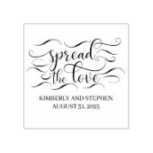 Verbreiten der Liebe Hochzeit Gummistempel (Prägung)