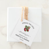 Verbreiten der Liebe Strawberry Jam Kraft Papier Geschenkanhänger (Beispiel)