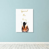 Verbreiten der Lieben Leinwanddruck (Insitu (Holzboden))