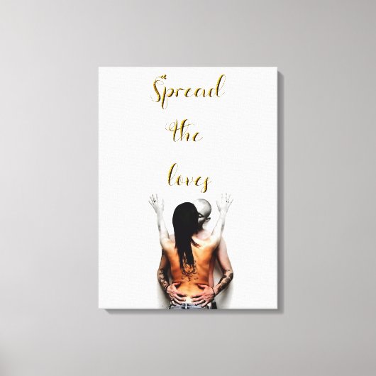 Verbreiten der Lieben Leinwanddruck (Vorderseite)