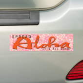 Verbreiten Sie Aloha Autoaufkleber (Auf Auto)