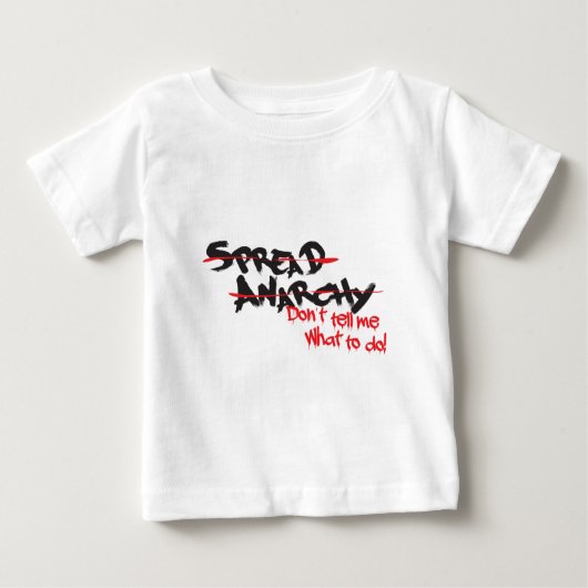 Verbreiten Sie Anarchie! Baby T-shirt (Vorderseite)