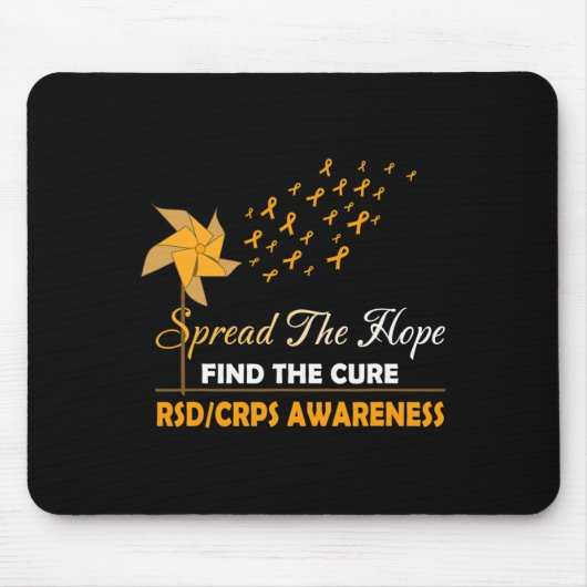 VERBREITEN SIE DAS HOFFNE RSD CRPS-Bewusstsein Mousepad (Vorne)