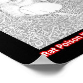 VERBREITEN SIE DAS WORT RAT POISON KILLS HELP WILD POSTER (Ecke)