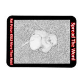 VERBREITEN SIE DAS WORT RAT POISON KILLS RETT WILD MAGNET (Horizontal)