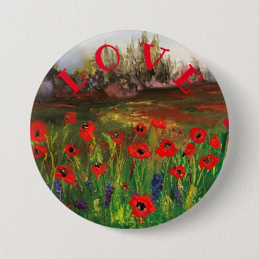 Verbreiten Sie die Liebe, die wunderschöne Liebe d Button (Vorderseite)