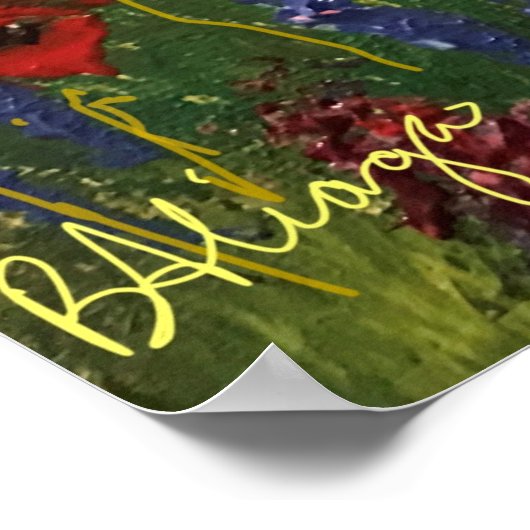 Verbreiten Sie die Liebe, die wunderschöne Liebe d Poster (Ecke)